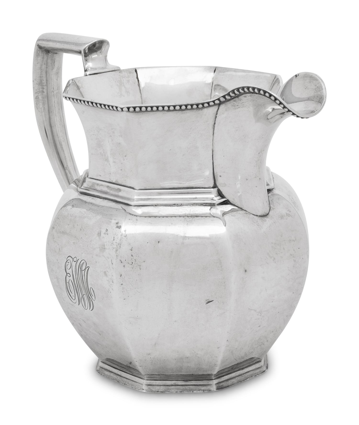 An American Silver Water Pitcher