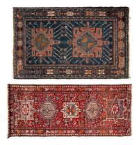 Two Heriz Wool Rugs