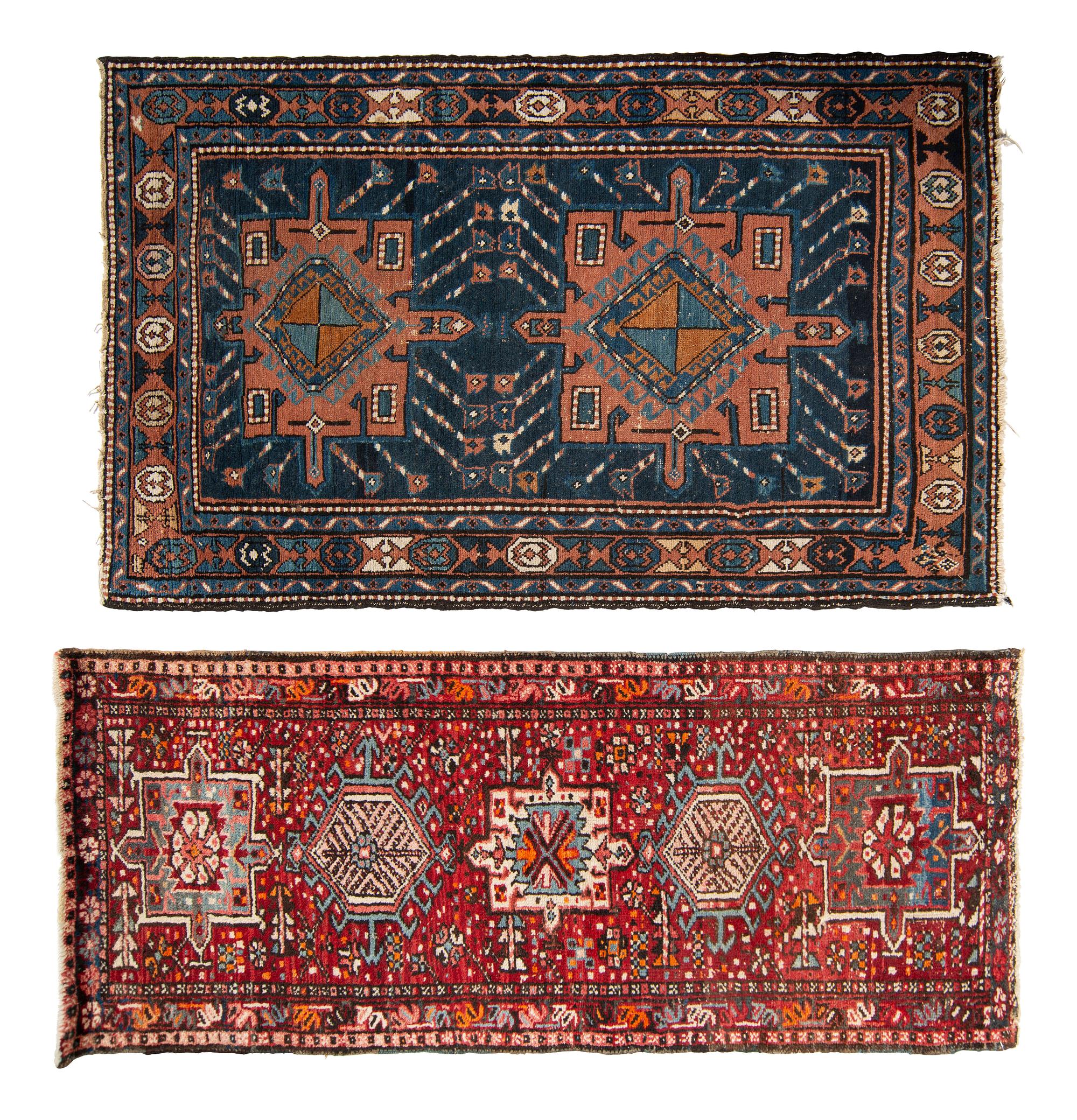 Two Heriz Wool Rugs