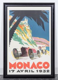 Robert Falcucci & George Ham, (French, 20th century), Monaco Grand Prix (a group of seven posters)
