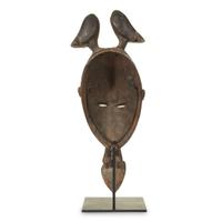 BAULE STYLE PORTRAIT MASK, MBLO Cote d'Ivoire, 20th Century