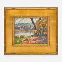 John Fulton Folinsbee (1892-1972) Riverbank, New Hope
