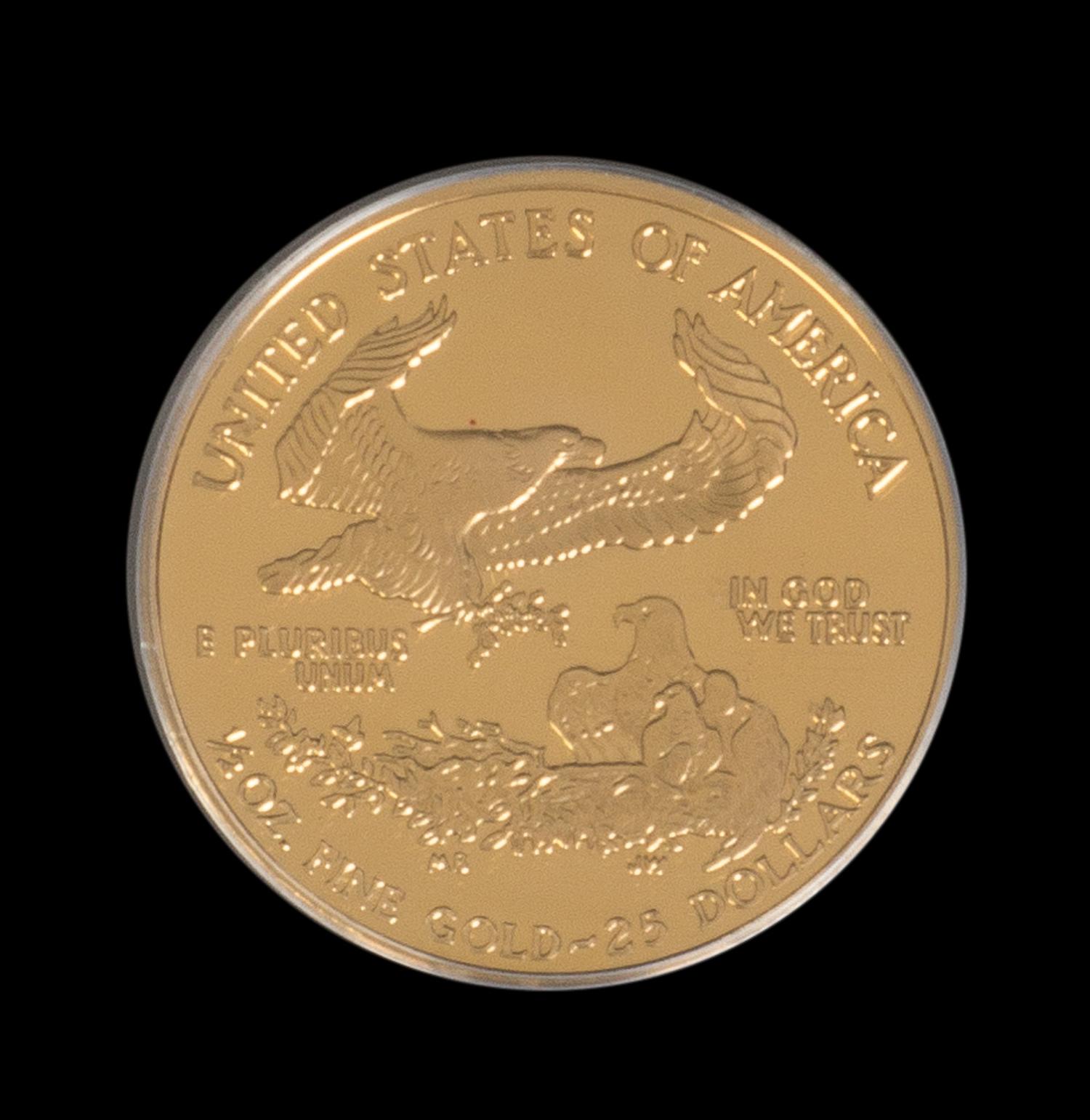 A United States 2001-W Eagle $25 Gold Proof