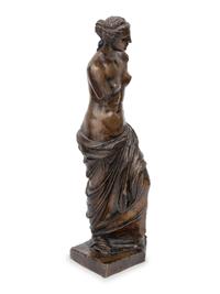 A Grand Tour Bronze Figure of The Venus de Milo