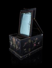 Two Small Chinese Mother-of-Pearl Inlaid Hardwood Chests