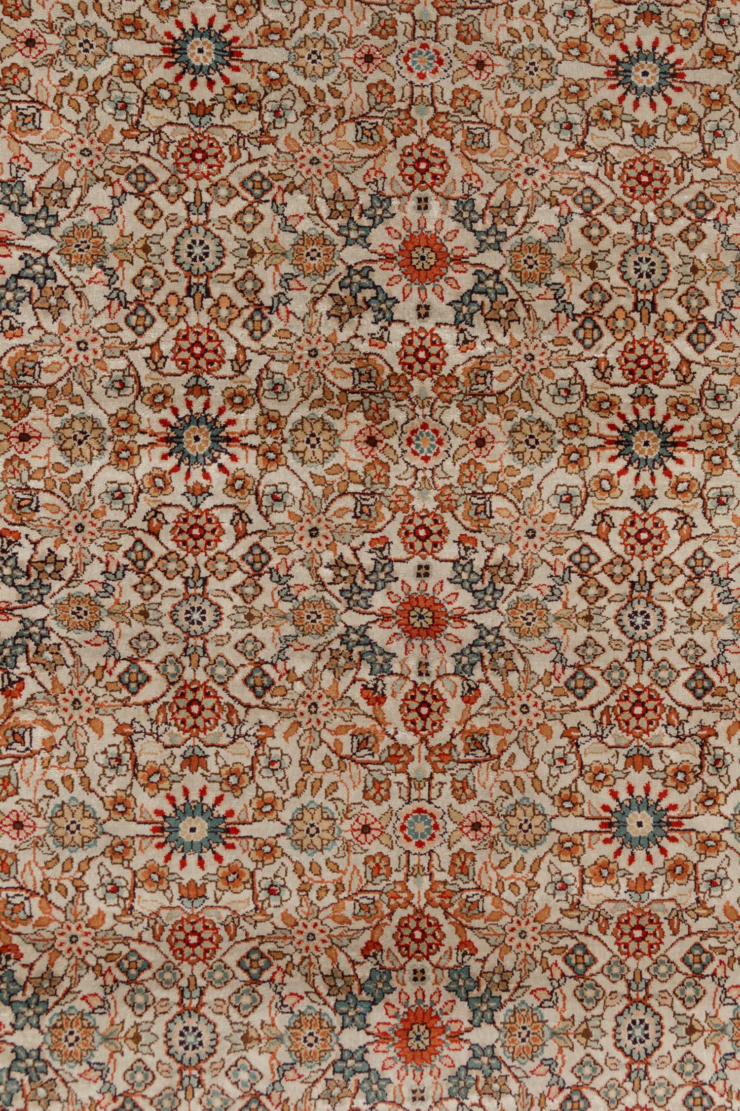 A Kirman Silk and Wool Runner