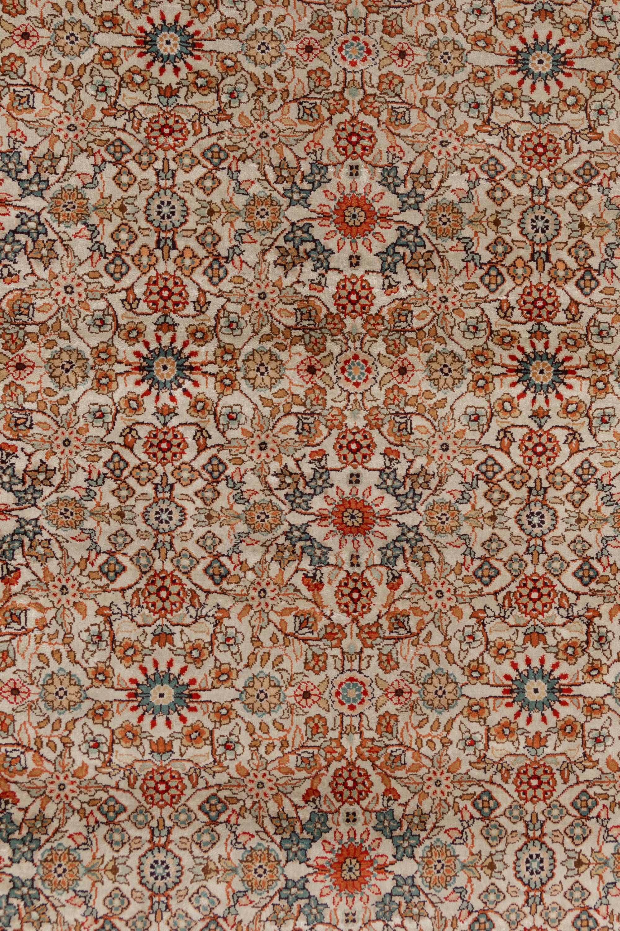 A Kirman Silk and Wool Runner