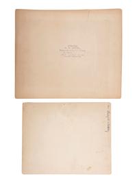[COLORADO]. A pair of photographs of Colorado smelter houses, comprising: