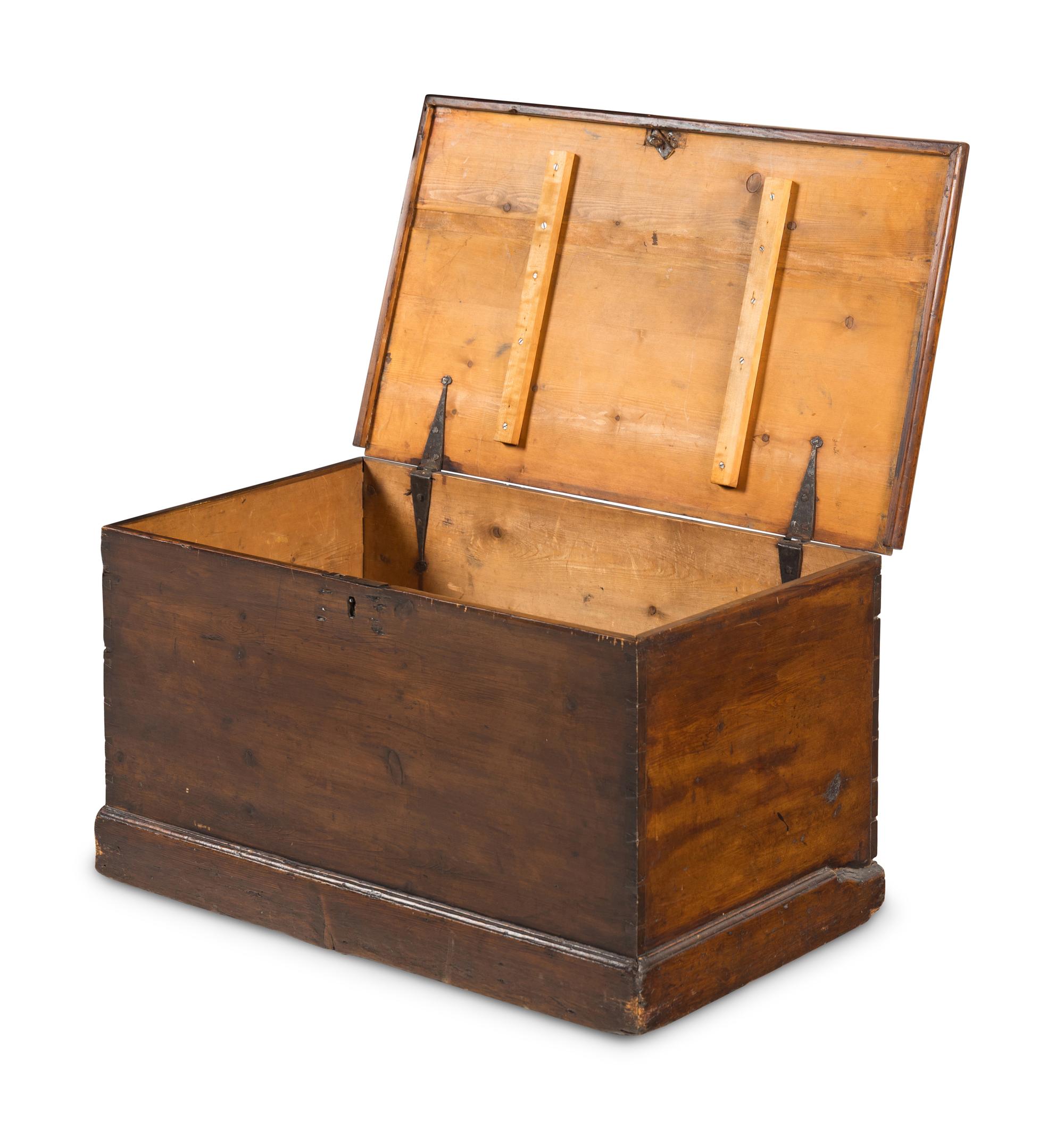 A Walnut Blanket Chest