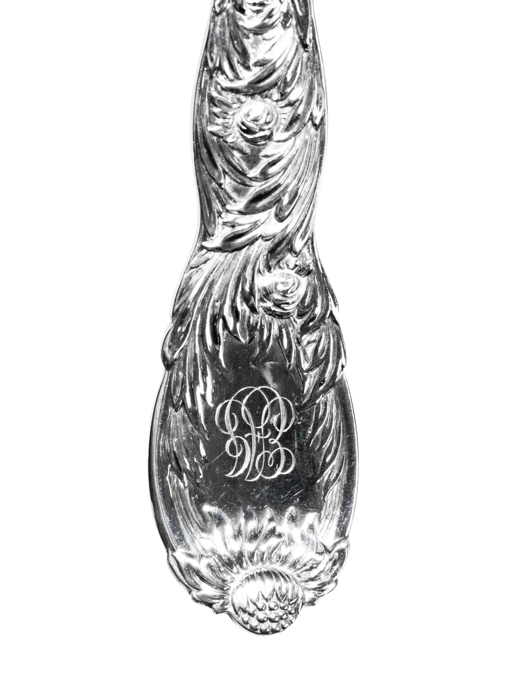 Four Tiffany and Co. Silver Serving Articles