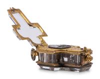 A French Gilt-Bronze Cruciform Pendant Watch
