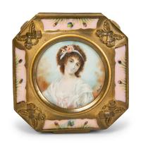 A Gilt Metal Trinket Box — 19th/20th Century