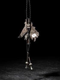 Mosaic Inlay Eagle Dancer Bolo Tie