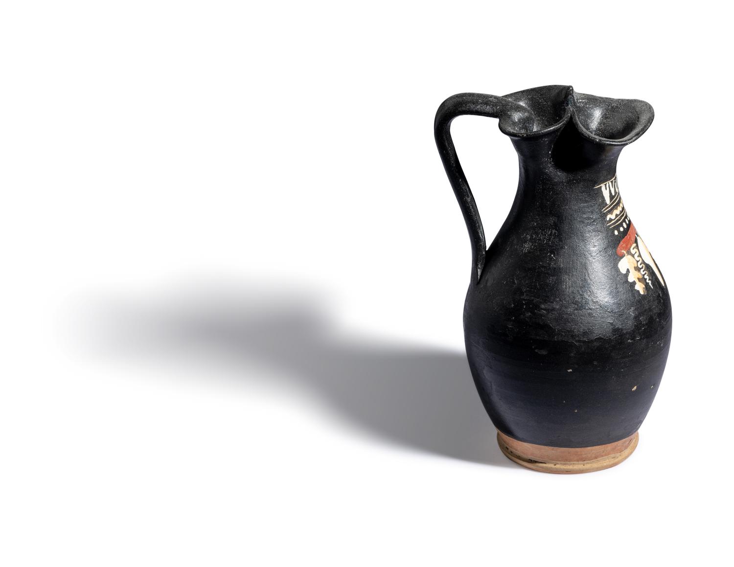 A Gnathian-Ware Trefoil Oinochoe