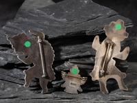 Zuni Mosaic Inlay Pins
