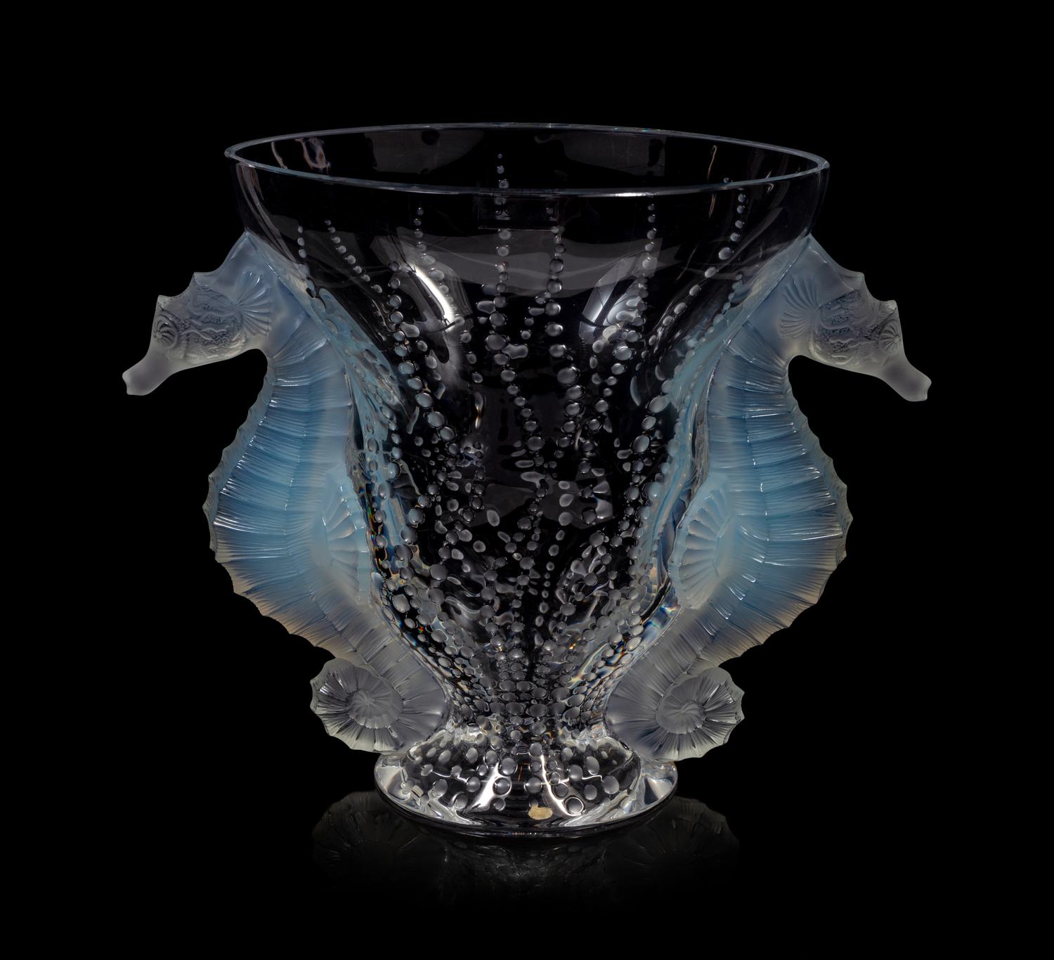 A Lalique Poseidon Vase