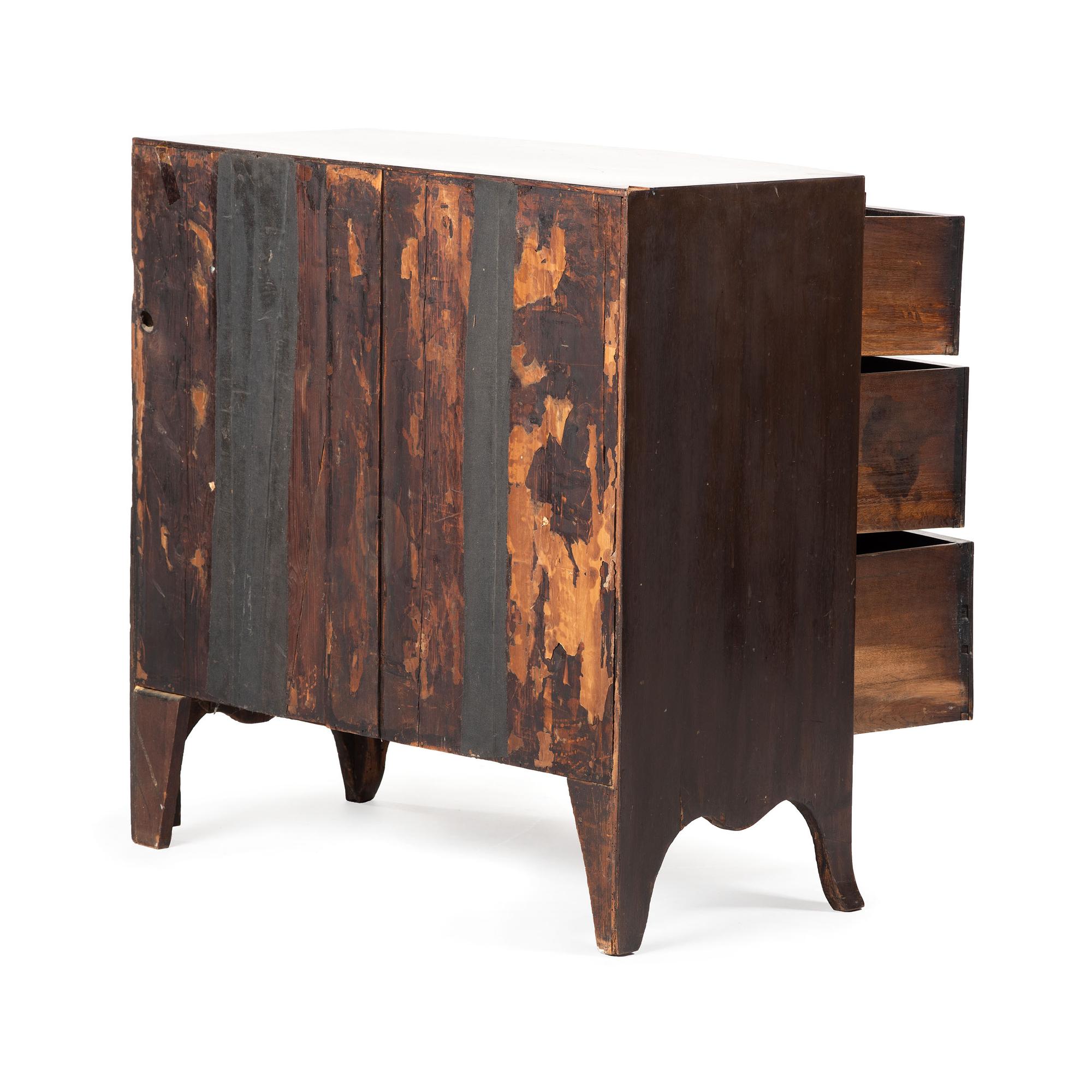 A Regency Style Mahogany Bowfront Chest of Drawers