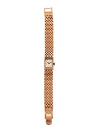 JULES JURGENSEN, 14K ROSE GOLD WRISTWATCH