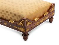 An Empire Style Gilt Bronze Mounted Mahogany Daybed