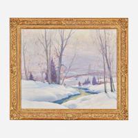 Emile Albert Gruppe (American, 1896–1978) Winter Twilight