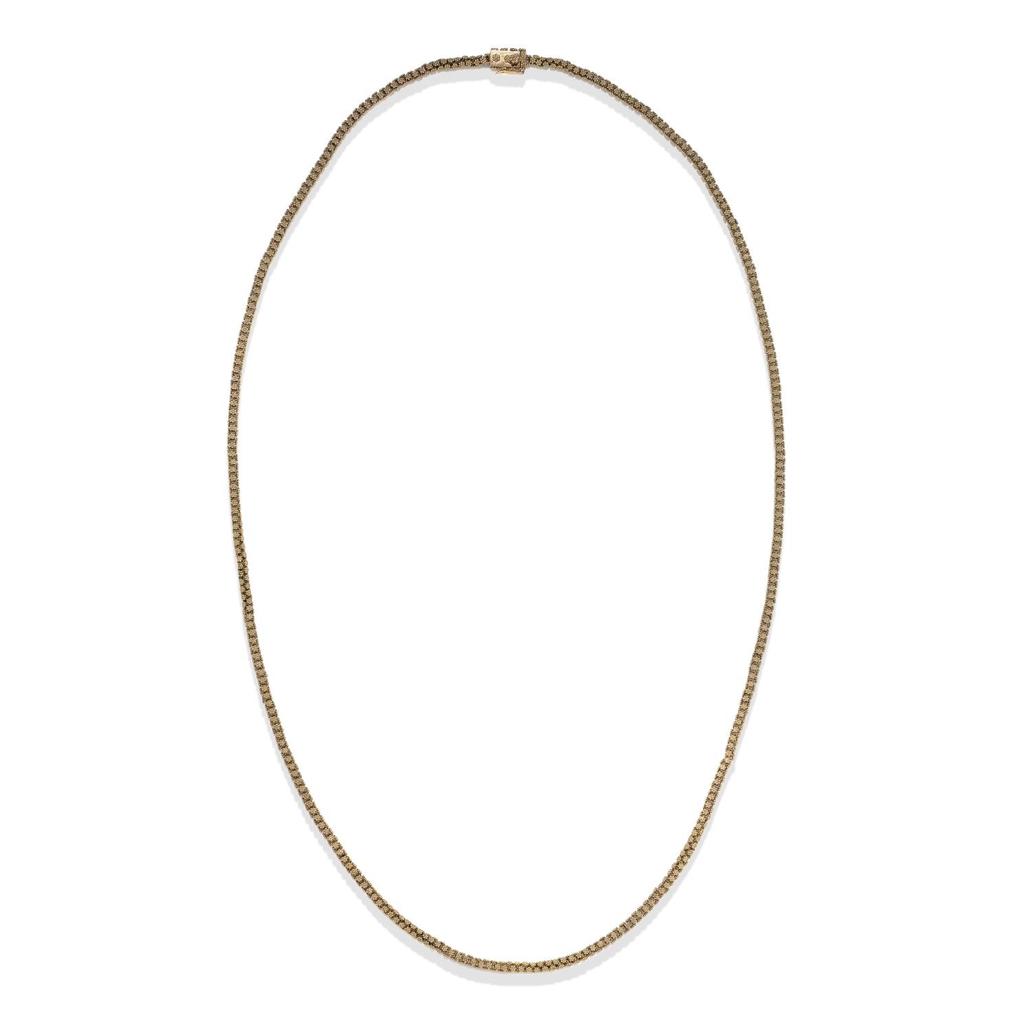 YELLOW GOLD FANCY LINK NECK CHAIN
