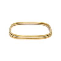 DIHN VAN, CARTIER, TRICOLOR GOLD BANGLE BRACELETS
