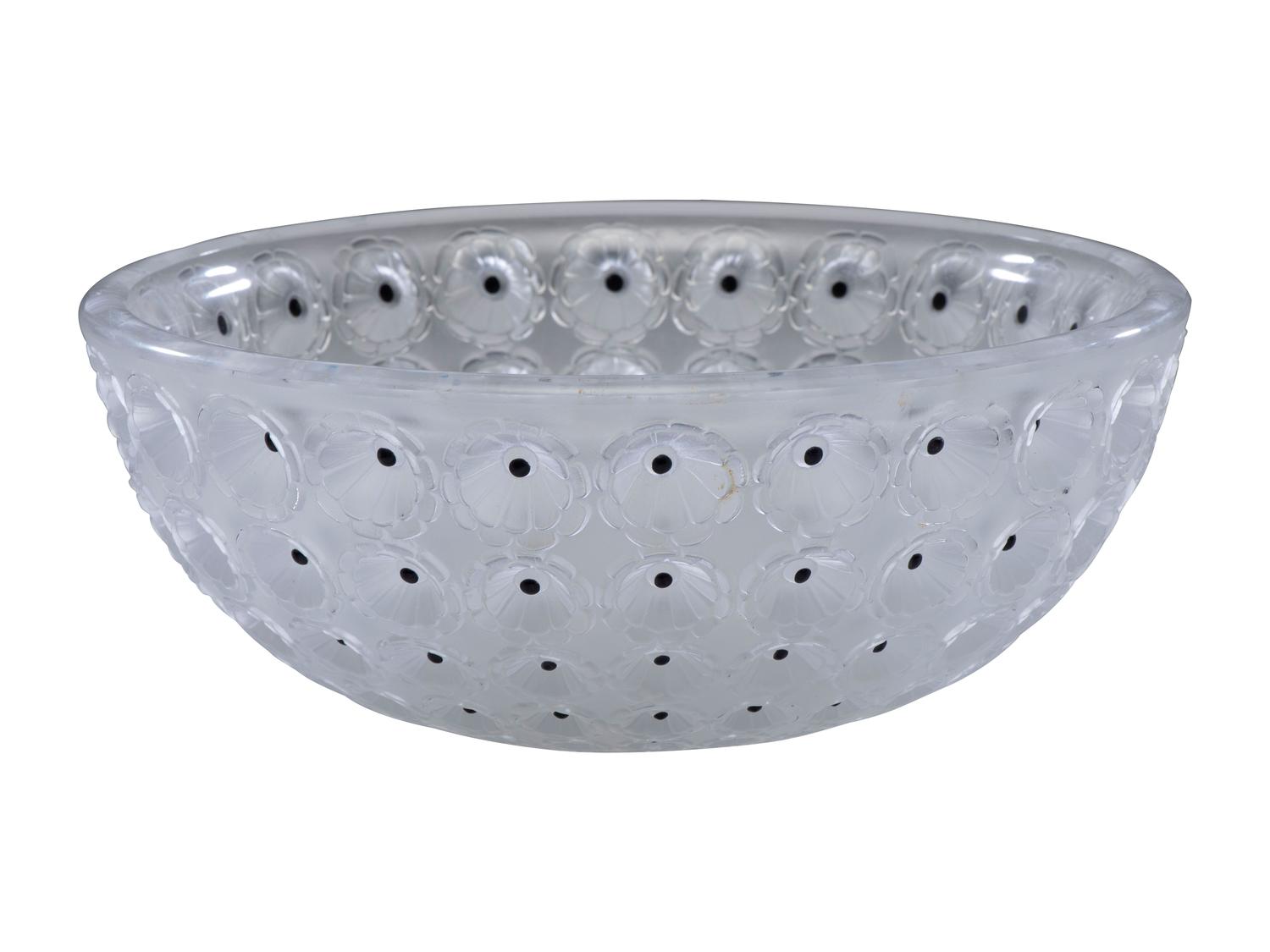 A Lalique ' Nemours' Glass Bowl