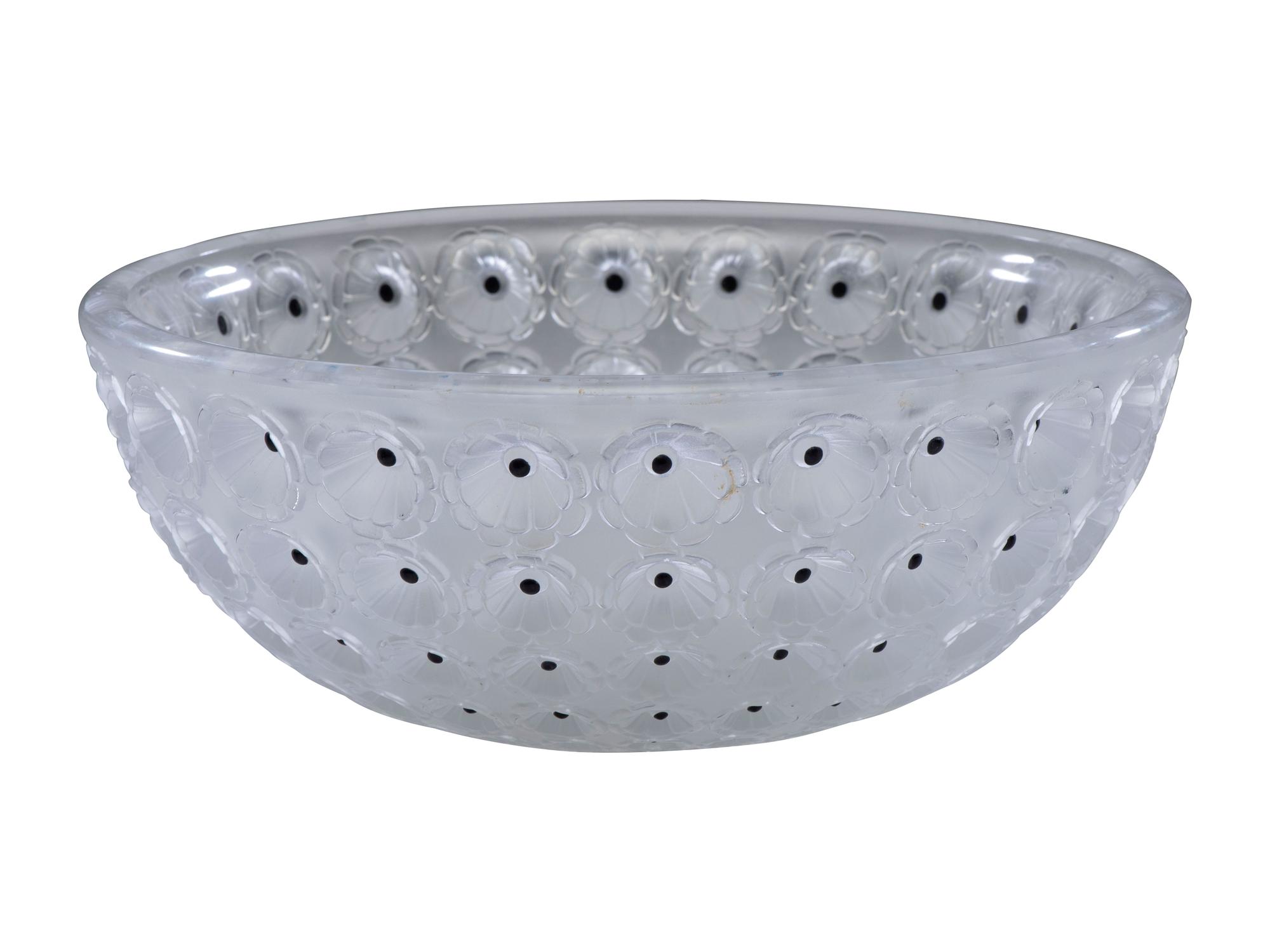A Lalique ' Nemours' Glass Bowl