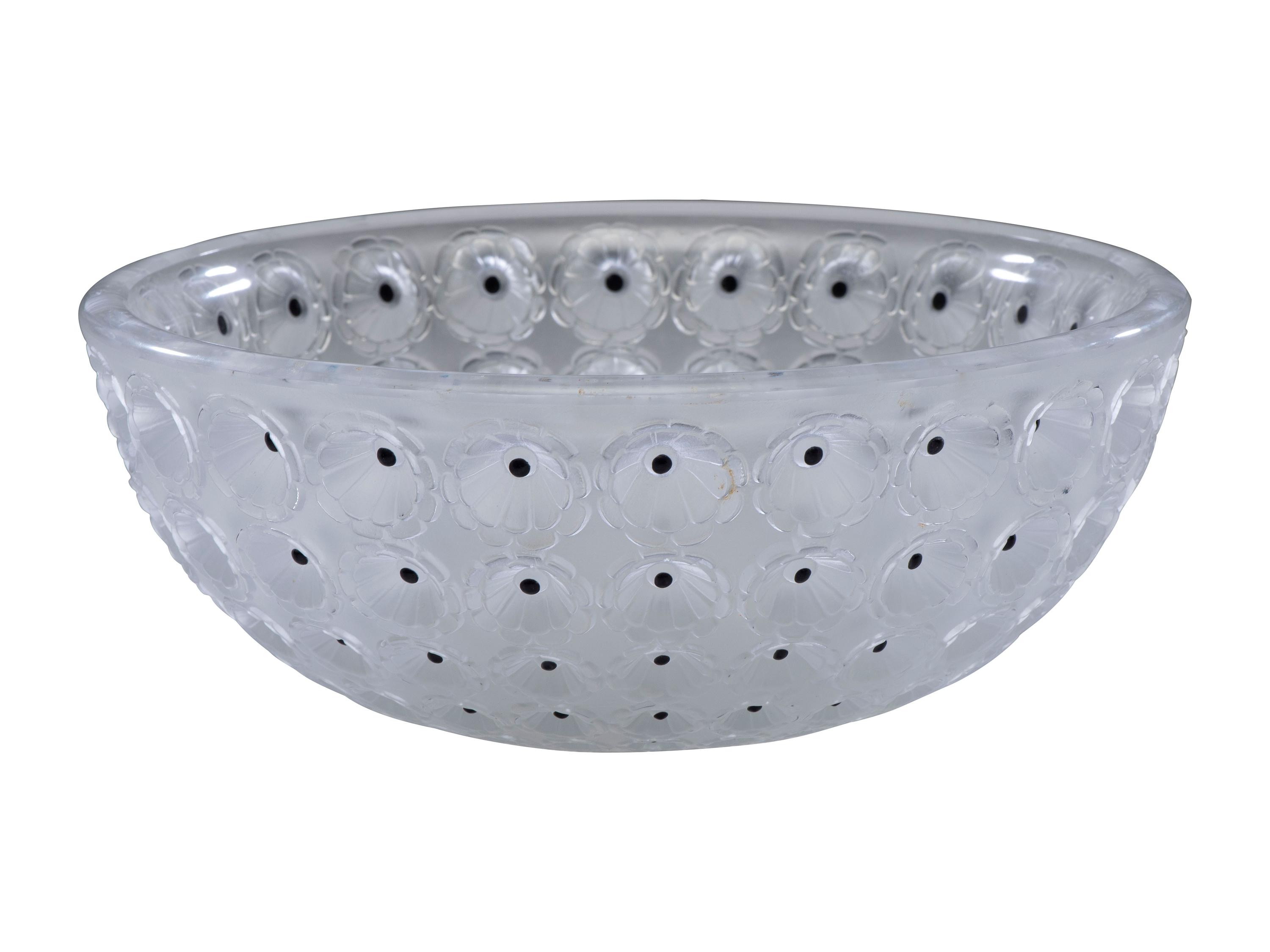 A Lalique ' Nemours' Glass Bowl