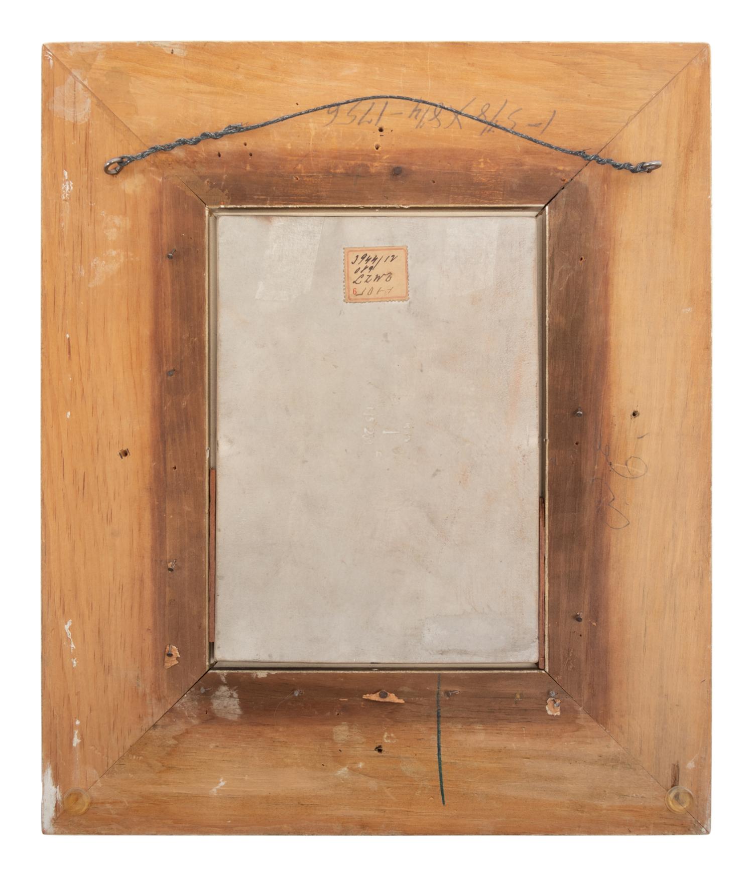 A Framed Berlin (K.P.M.) Porcelain Plaque
