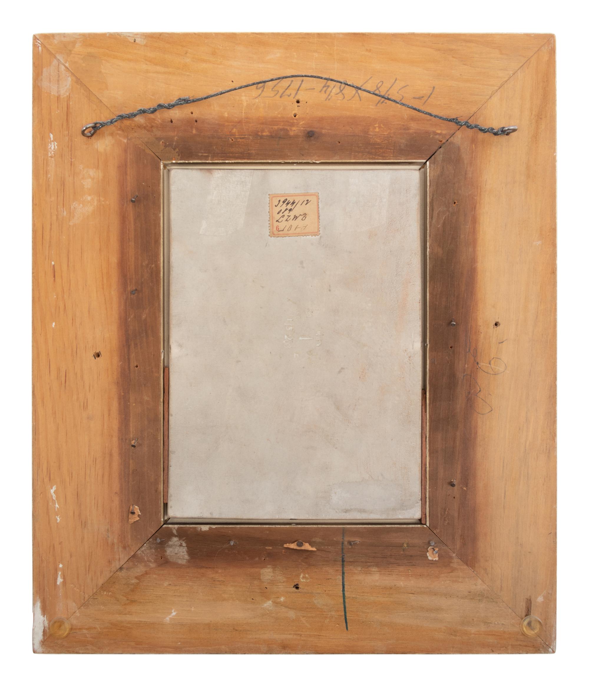 A Framed Berlin (K.P.M.) Porcelain Plaque