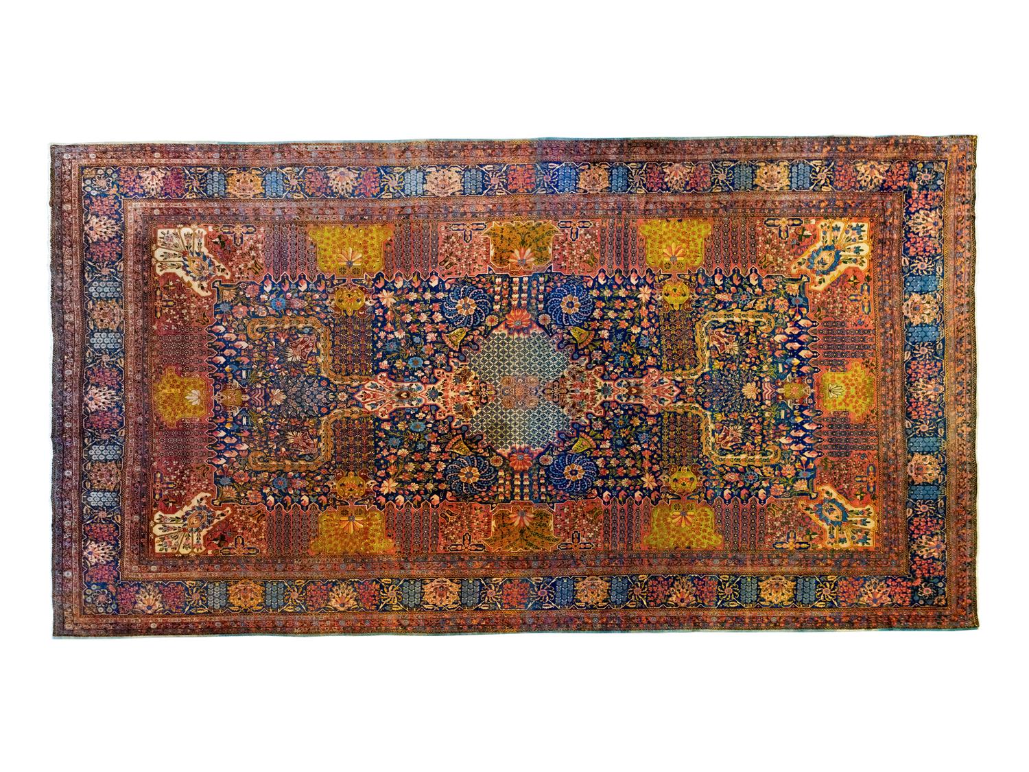 A Kirman Wool Rug