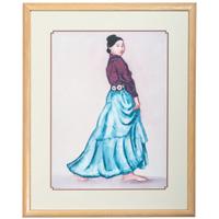Maiden with Blue Skirt