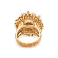 YELLOW GOLD AND DIAMOND RING