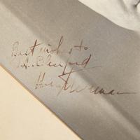 [Presidential] Truman, Harry. Inscribed photograph