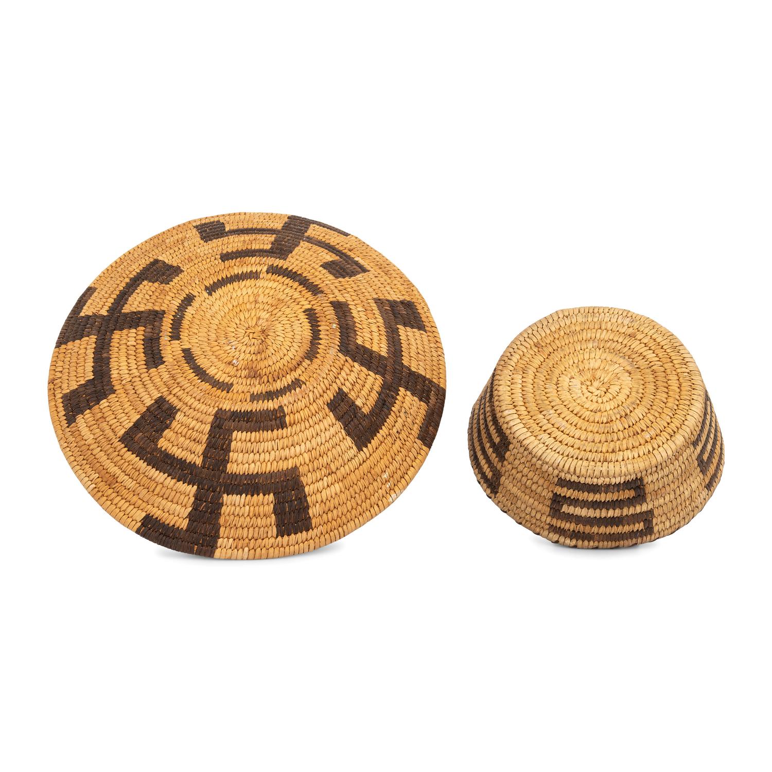 Pair of Tohono O'odham Baskets