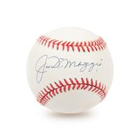 A Joe DiMaggio Signed Autograph Baseball (JSA Letter)