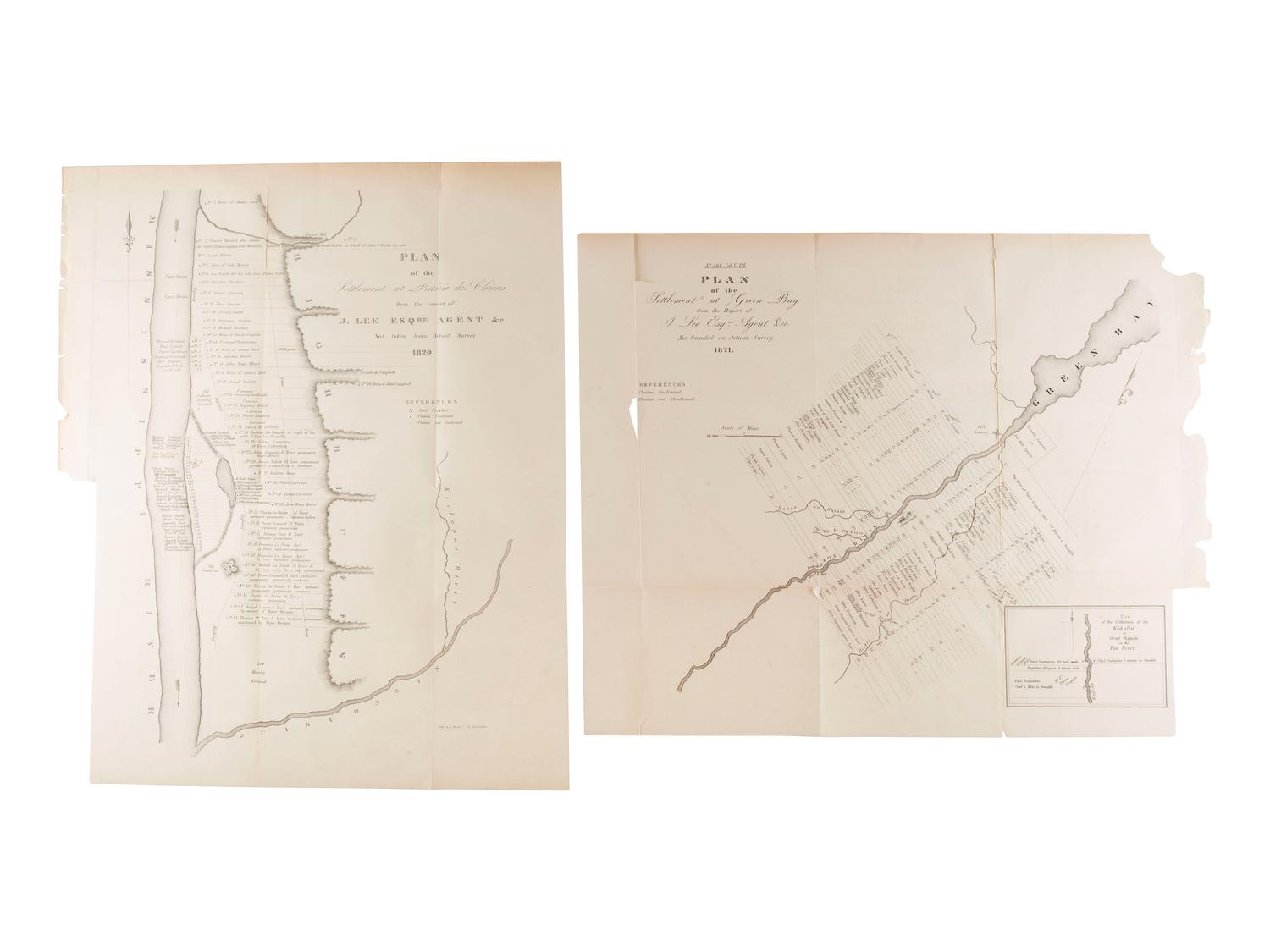 [MAPS & ATLASES]. A large group of 19th century maps, comprising: