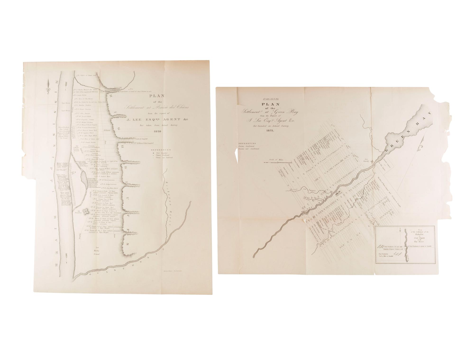 [MAPS & ATLASES]. A large group of 19th century maps, comprising: