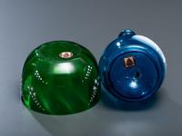 Five 'Mary Gregory' Enameled Glass Barber Items