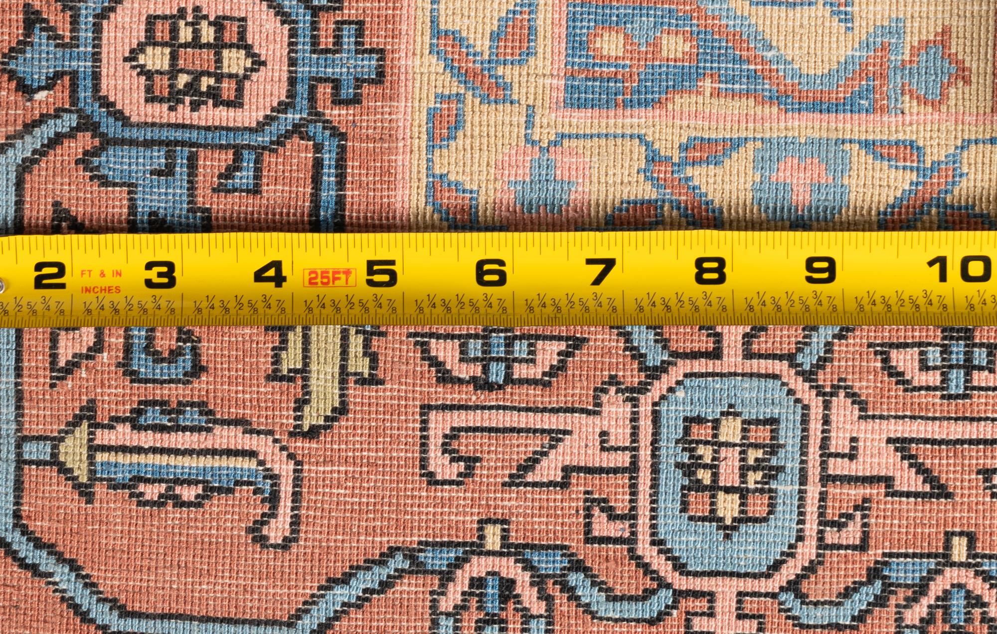 A Heriz Silk Rug