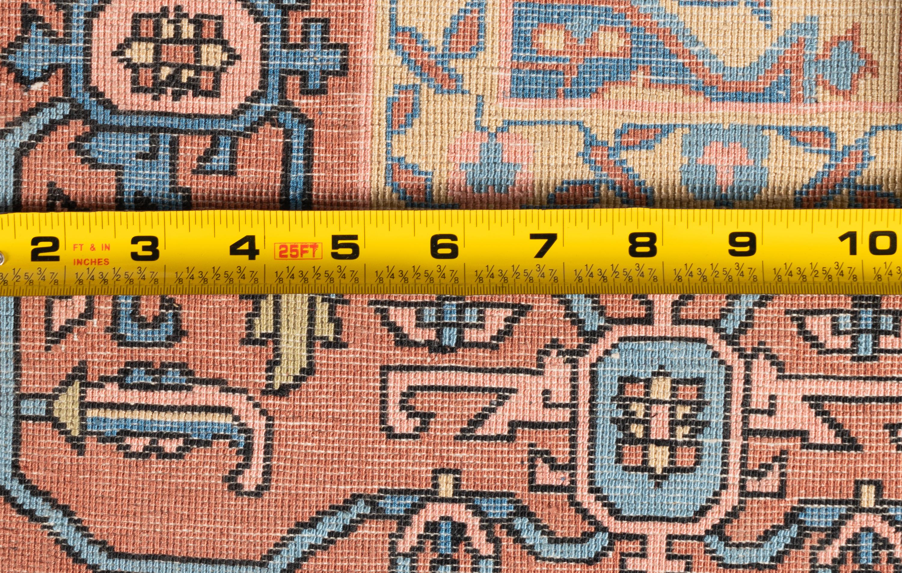 A Heriz Silk Rug