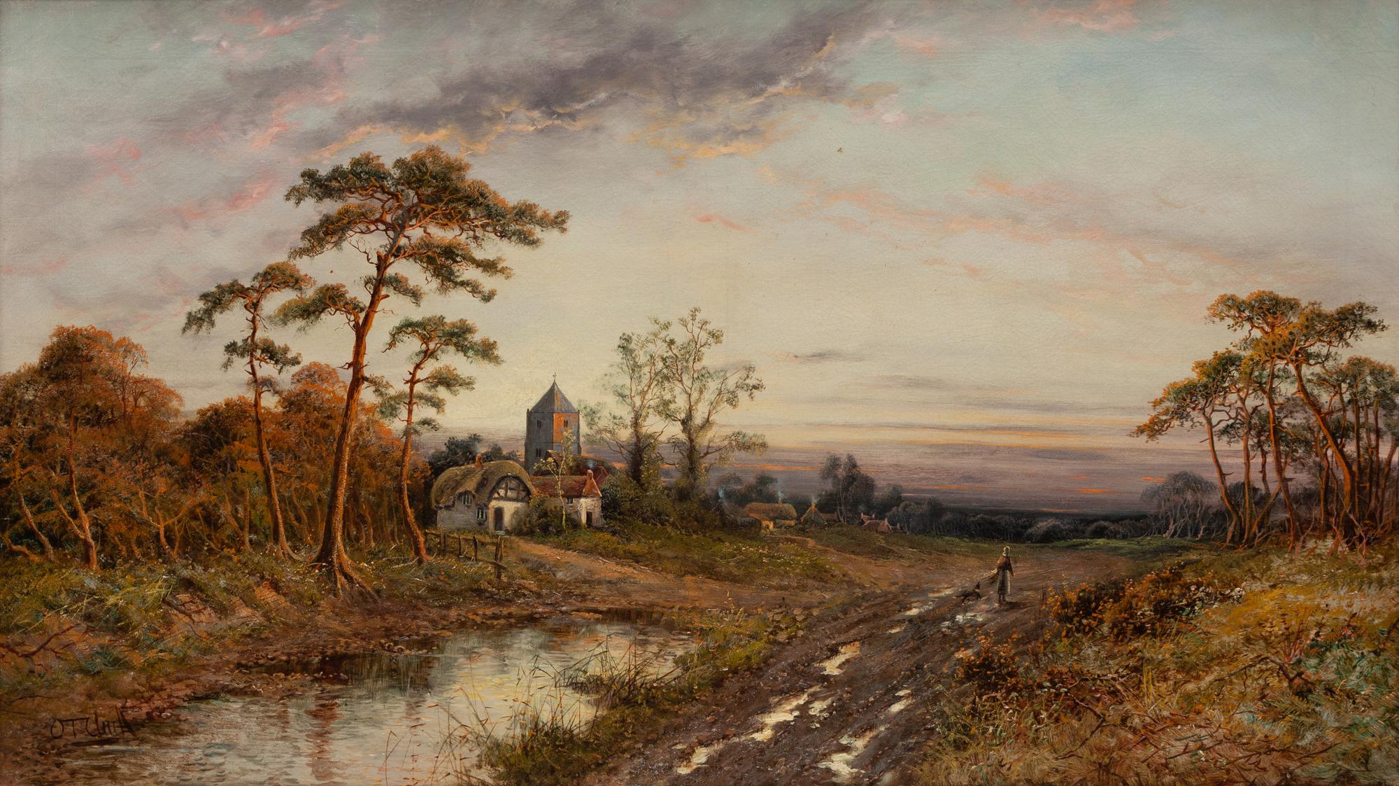 Home from Market , circa 1880