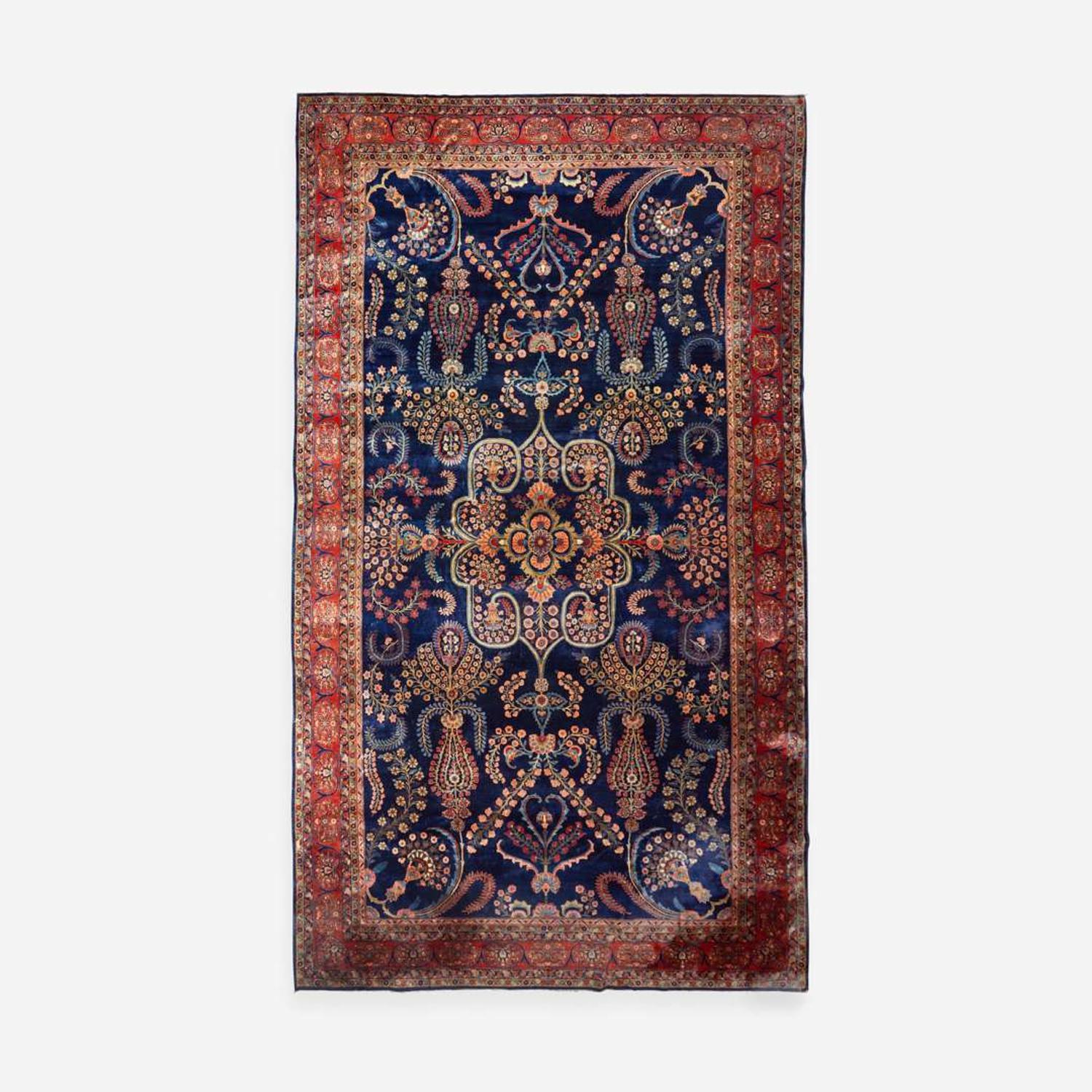 A Kashan carpet circa 1900