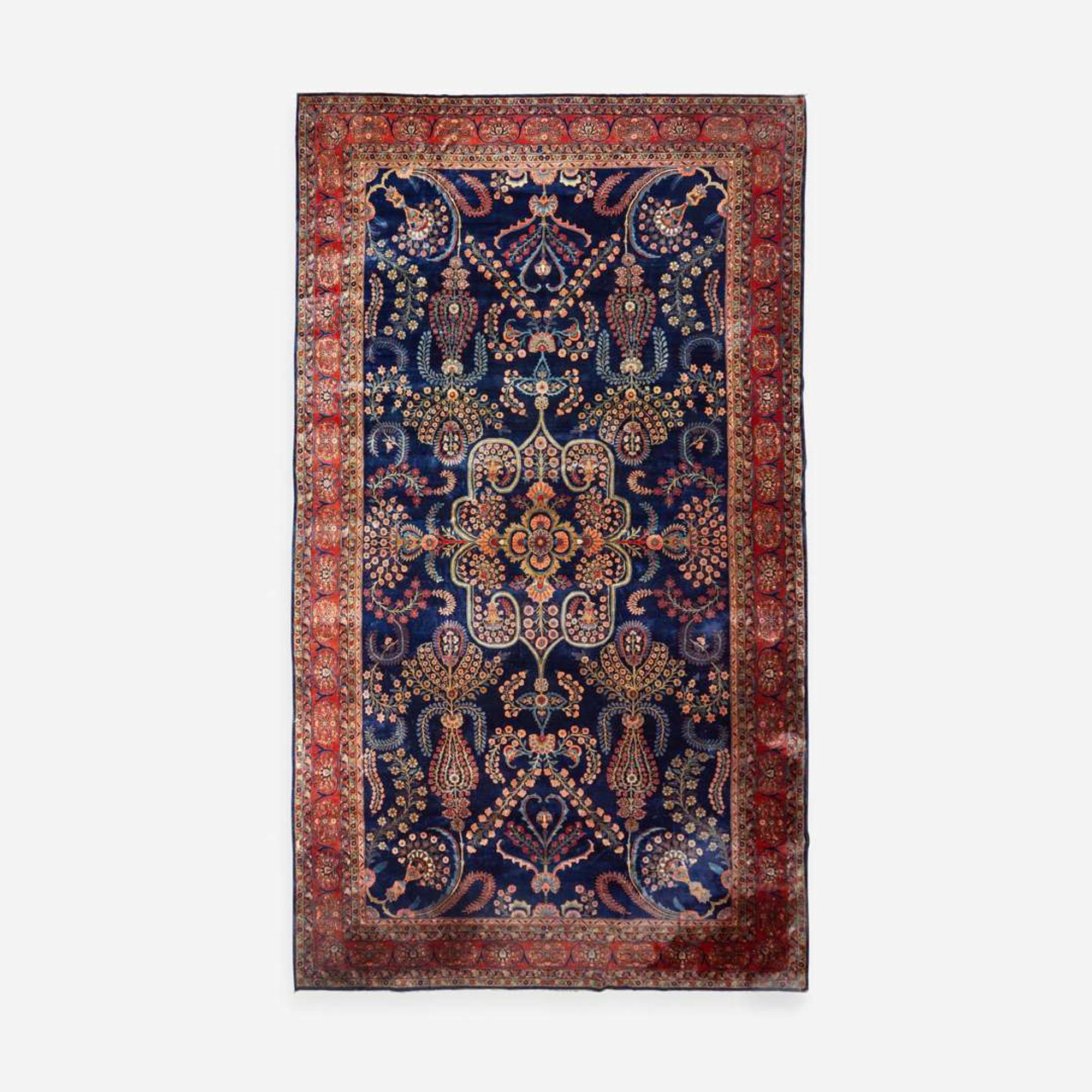 A Kashan carpet circa 1900