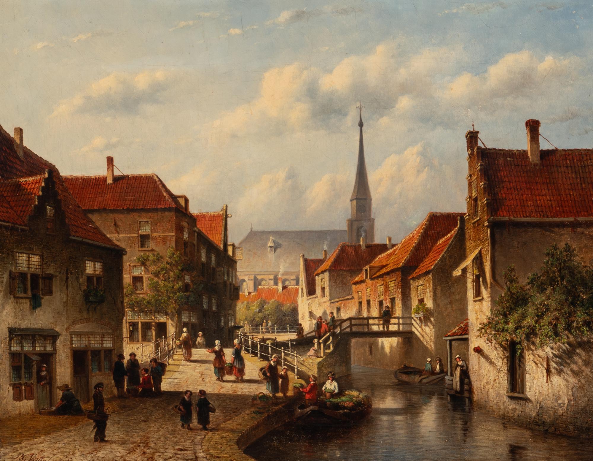 View of a Dutch Town , 1890