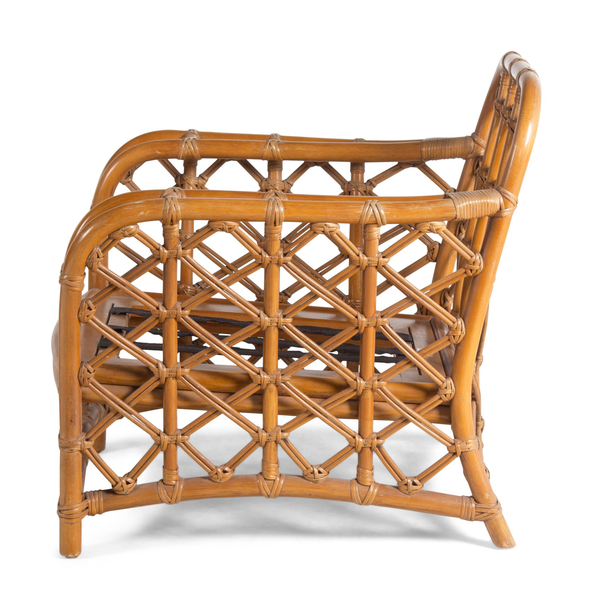Pair of Lounge Chairs, c. 1970 Ficks Reed, USA
