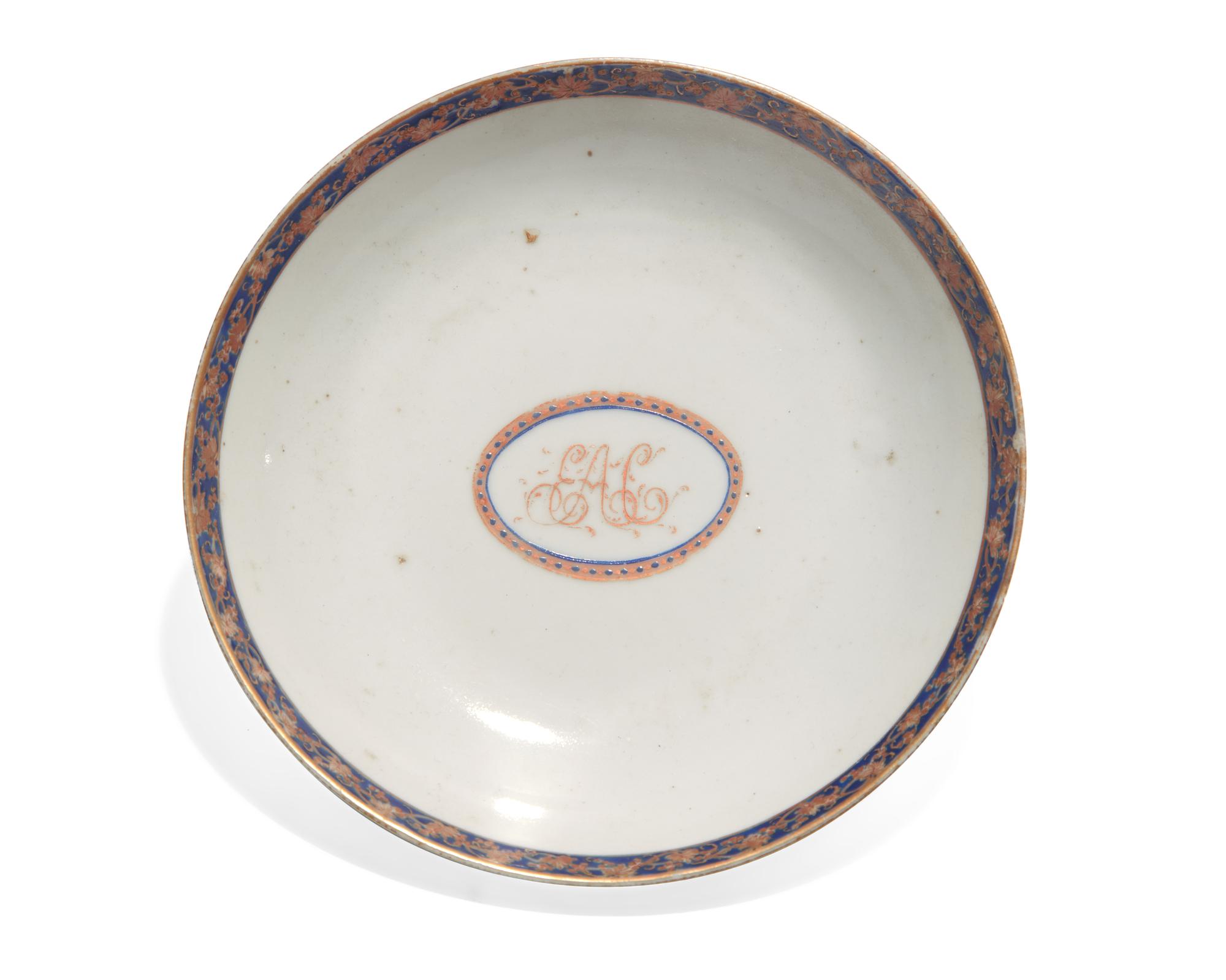 A Group of Eighteen Chinese Export Porcelain Tablewares for the English and European Market, Circa 1785-1800
