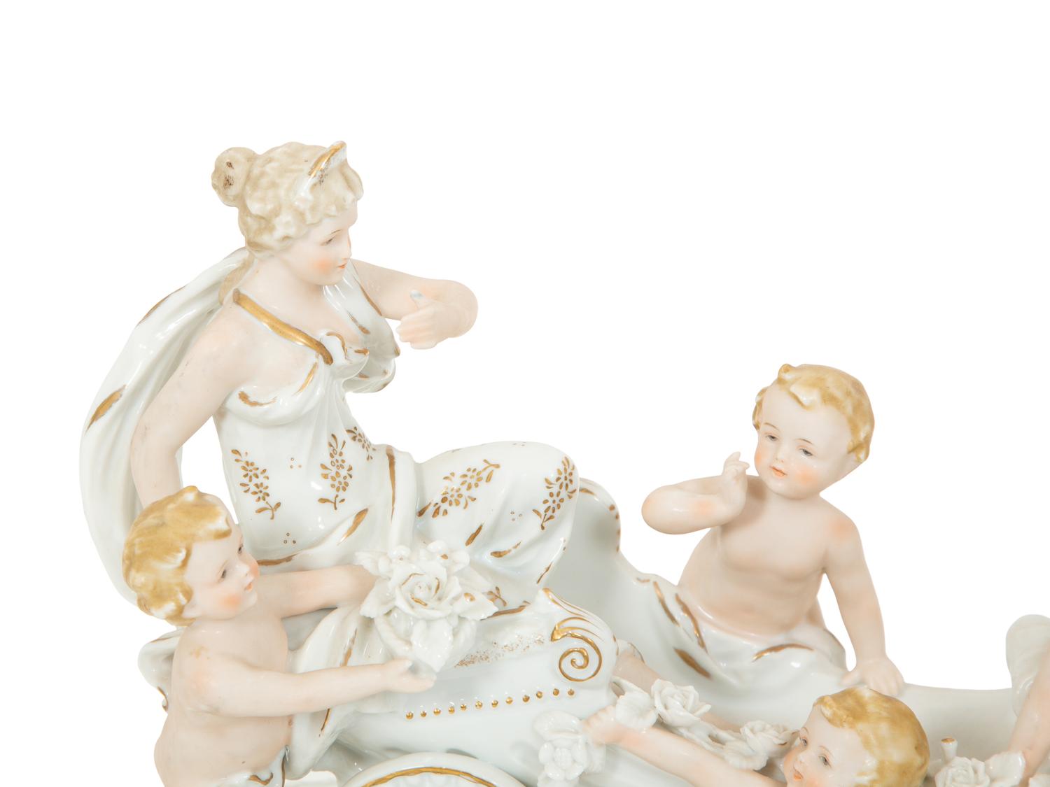 Two German Porcelain Figural Groups