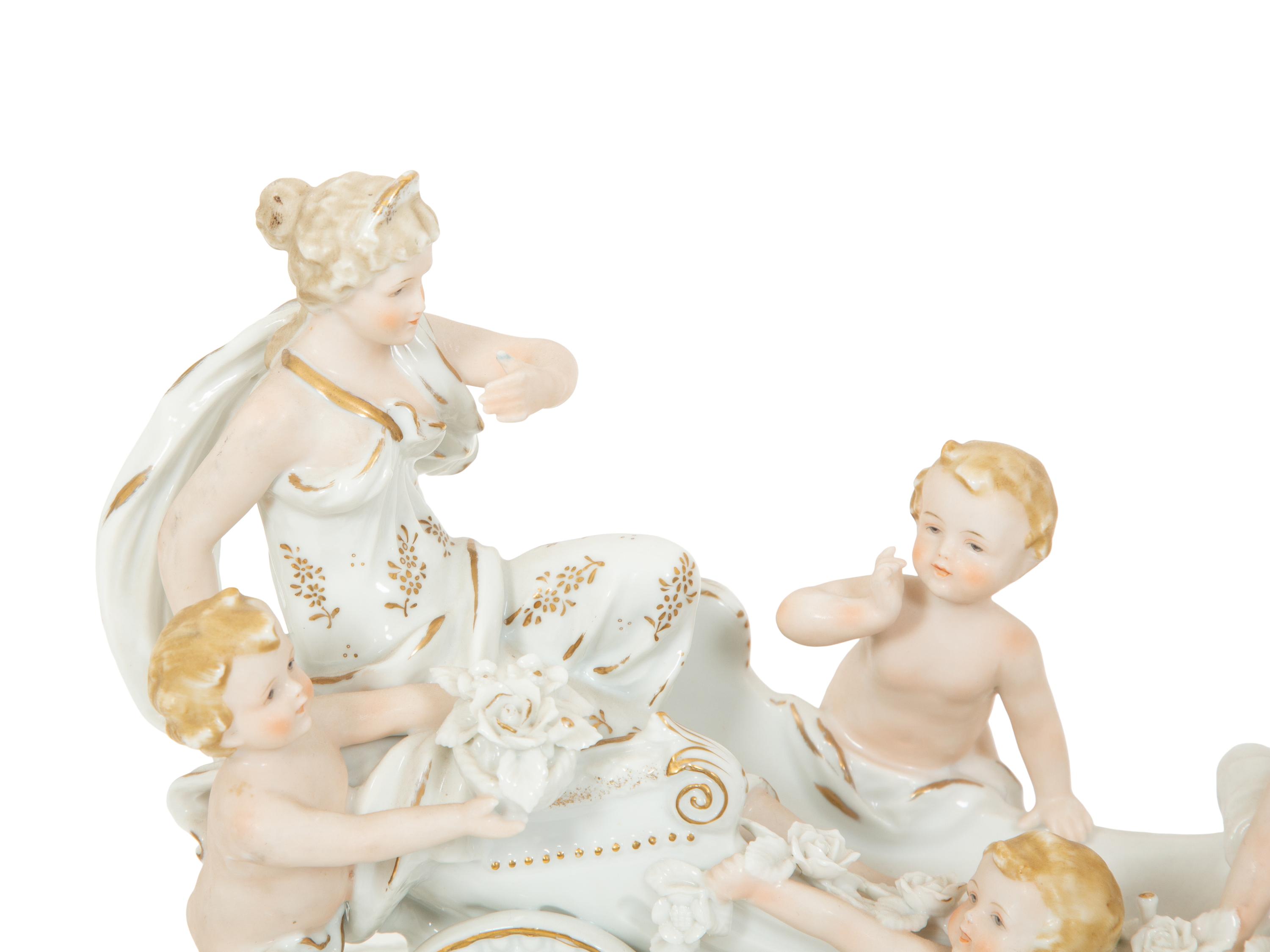 Two German Porcelain Figural Groups